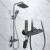 Colonne de douche de salle de bain Piano froid chaud – Image 3