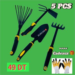 Outils de jardin multifonctionnels 5 PIECE