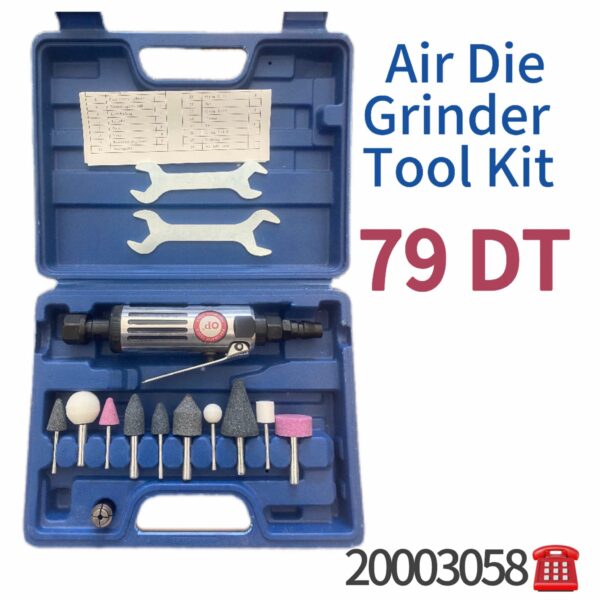 MALFAH ENTERPRISES Air Die Grinder Kit With 10 Pcs attachements