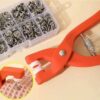 MINI CLAMP TOOL METAL SWING BUTTONS WITH 100 BUTTONS – Image 5
