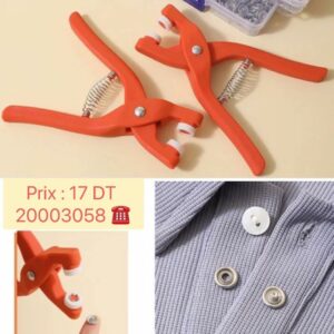 MINI CLAMP TOOL METAL SWING BUTTONS WITH 100 BUTTONS