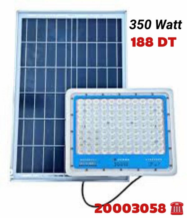 PROJECTEUR SOLAIRE IP66 SOLAR LAMP