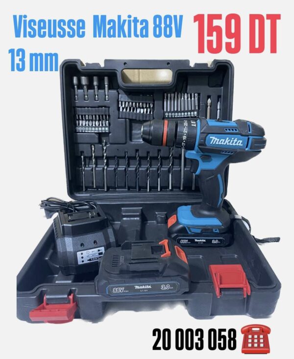 Visseuse Perceuse 74pcs -88V