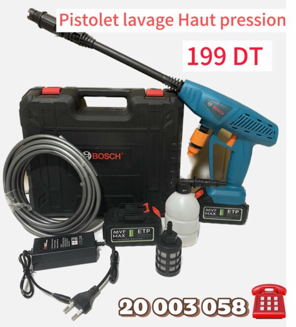 pistole lavage haute pression
